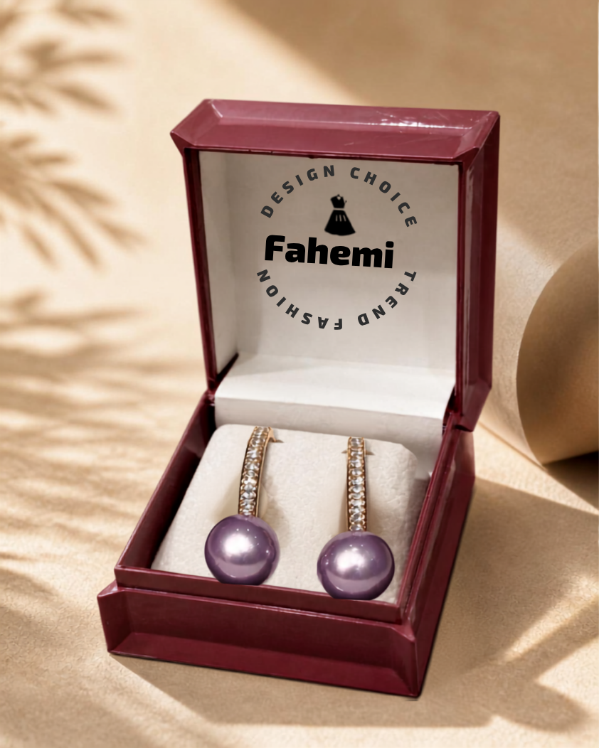 Single Pearl Drop Earrings